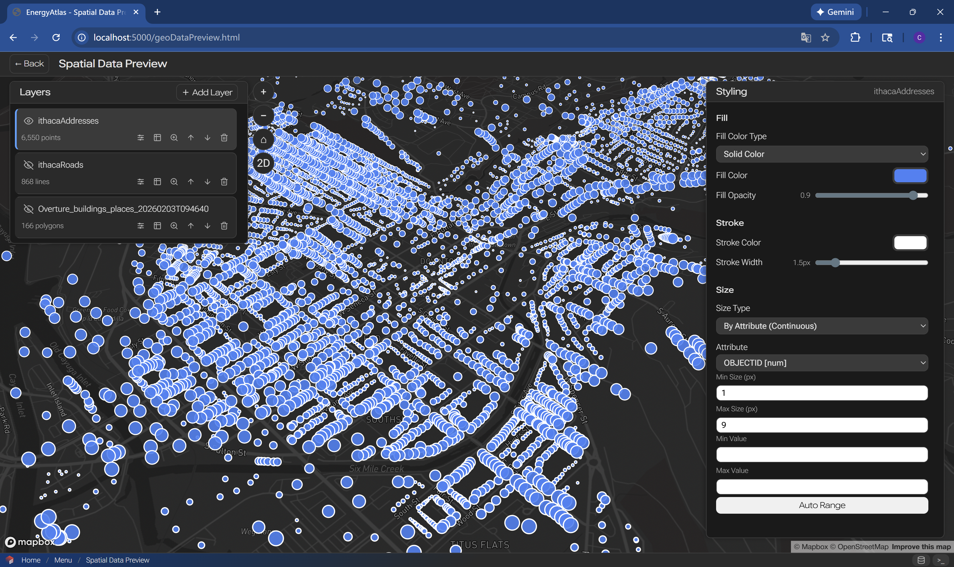 Step 4 point feature data driven styling