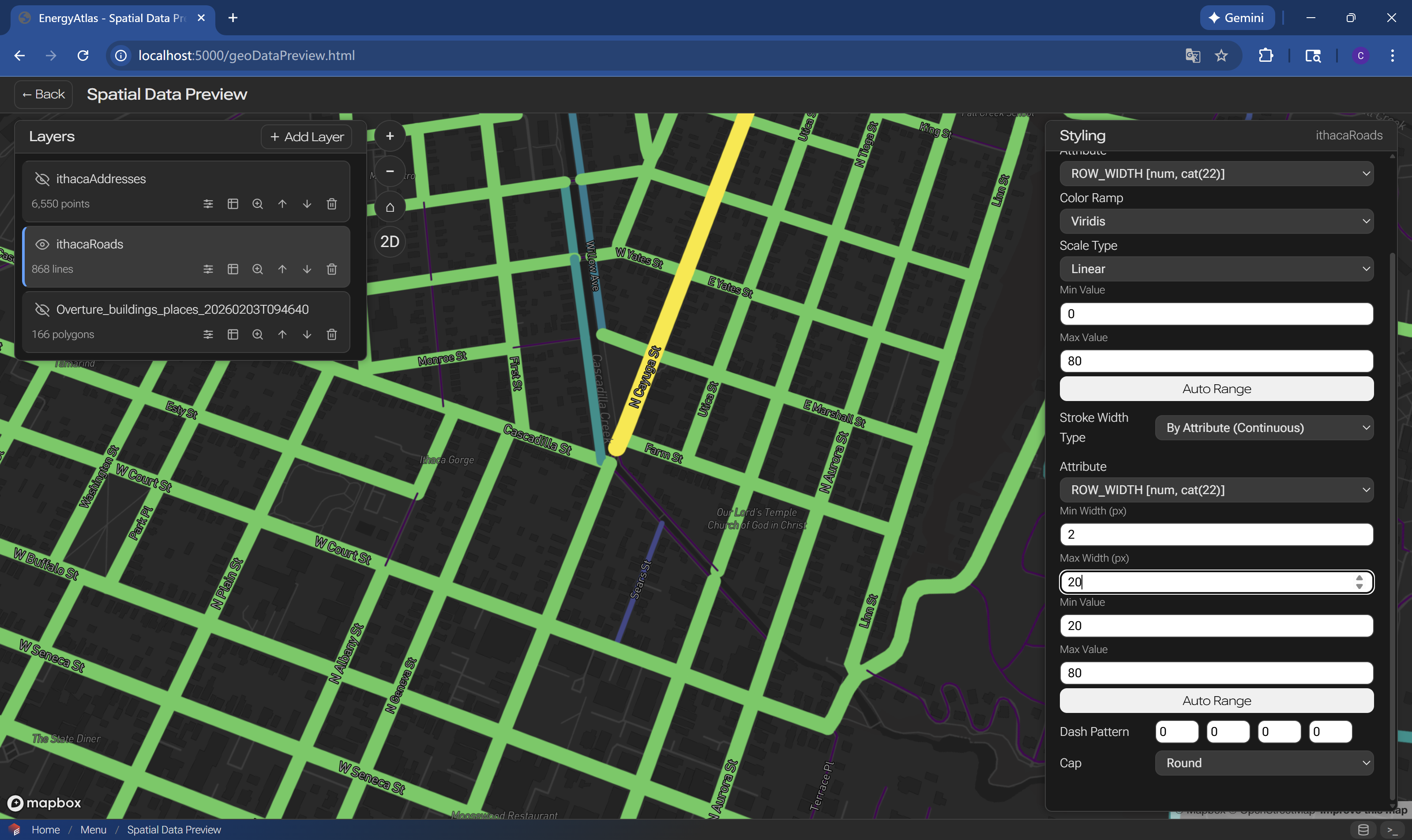 Step 5 linestring feature data driven styling