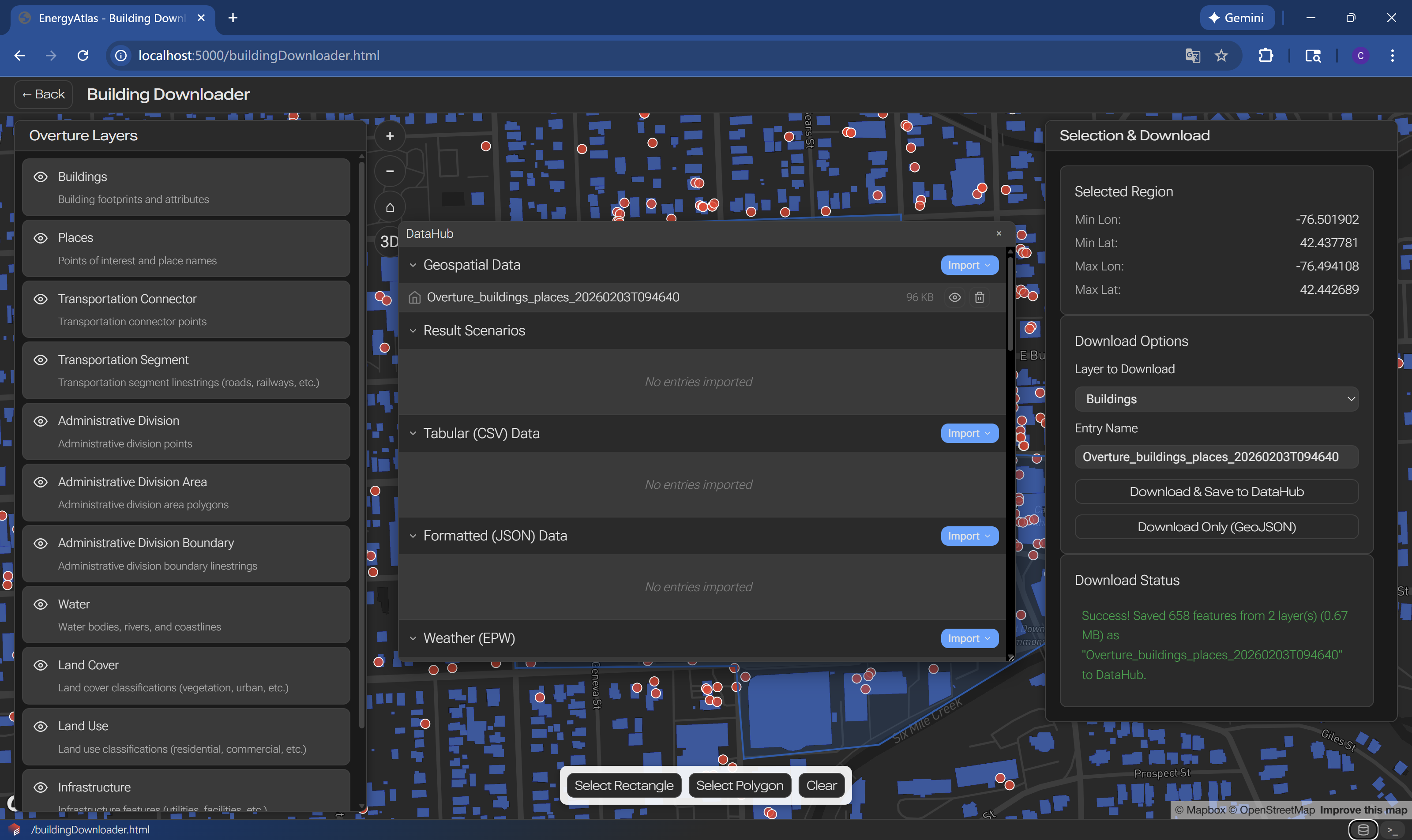 Step 3b successful download